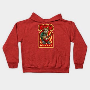 ROCK MONKEY Kids Hoodie